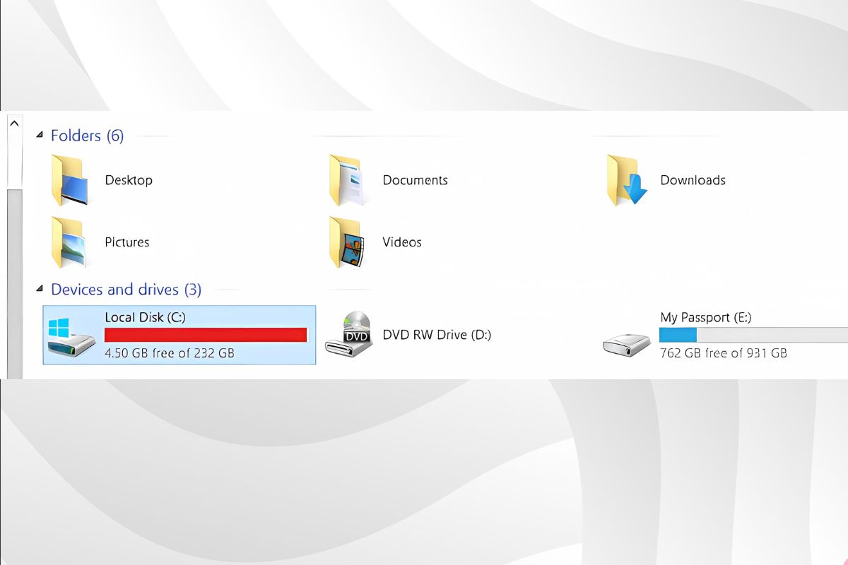 Laptop Storage is Probably Chocker